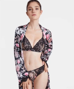 Aubade Ia10 – Magic Garden – Pivoine Noire -Sous Vêtement Magasin polaris 104546305