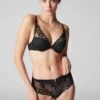 Simone Perele 15c347 – Saga – Noir -Sous Vêtement Magasin polaris 141836293