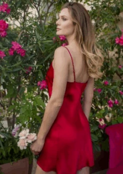 Oda – Soie Unie – Rouge -Sous Vêtement Magasin polaris 150700033