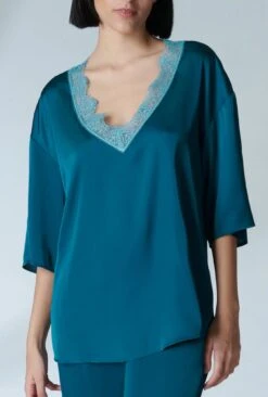 Simone Perele 23h904 – Satin Secrets – Bleu Cyan