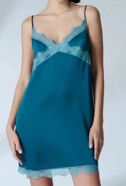 Simone Perele 23h940 – Satin Secrets – Bleu Cyan