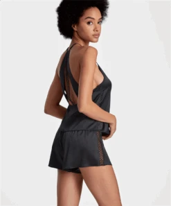 Aubade Rj38 – Silk Desire – Noir -Sous Vêtement Magasin polaris 163004419