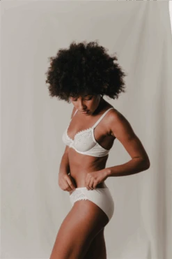 MAISON LEJABY 220334 – Bloom Cotton – Blanc -Sous Vêtement Magasin polaris 175931393