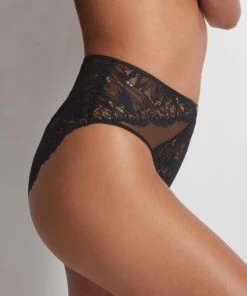 Aubade La24 – Flower Mania – Noir -Sous Vêtement Magasin polaris 6684677 scaled 1