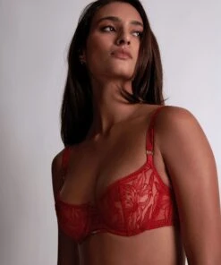 Aubade 1bf14 – Coeur à Corps – Rouge Rebelle -Sous Vêtement Magasin polaris 82329605 scaled 1