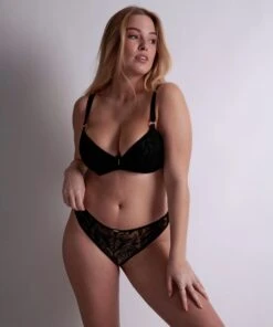 Aubade 1bn18 – Coeur à Corps – Noir -Sous Vêtement Magasin polaris 82903045 scaled 1