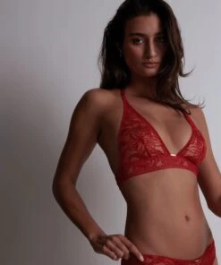 Aubade 1b10 – Coeur à Corps – Rouge Rebelle -Sous Vêtement Magasin polaris 83099653 scaled 1